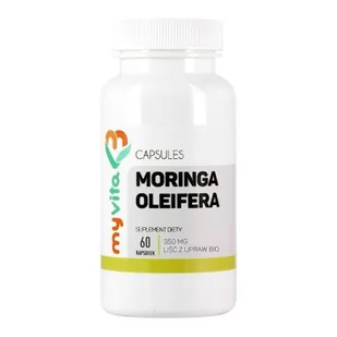 MyVita Moringa Oleifera 400mg/60 kapsułek M106 - Suplementy naturalne - miniaturka - grafika 1