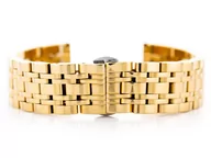 Bransolety męskie - Bransoleta Pacific Model 5 - złota 22mm - miniaturka - grafika 1