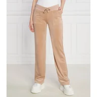 Dresy damskie - Juicy Couture Spodnie dresowe Del Ray Classic Velour Pant Pocket Design GOLD HW | Regular Fit - miniaturka - grafika 1