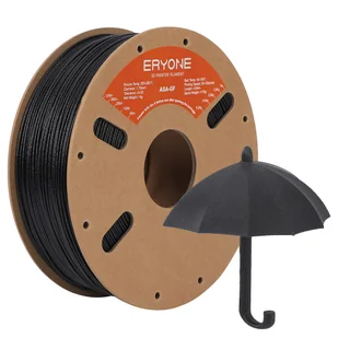 ERYONE Glass Fiber ASA Filament - Black - Filamenty i akcesoria do drukarek 3D - miniaturka - grafika 1