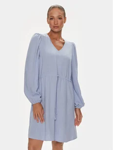 Selected Femme Sukienka codzienna 16089064 Niebieski Regular Fit - Sukienki - miniaturka - grafika 1