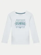 Bluzki damskie - Guess Bluzka N5RI26 K8HM4 Biały Regular Fit - miniaturka - grafika 1