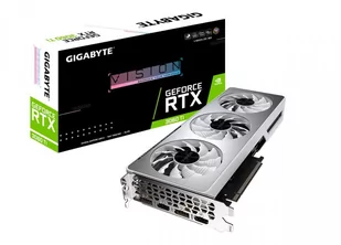 Gigabyte GeForce RTX 3060Ti Vision OC 8GB GDDR6 GV-N306TVISION - Karty graficzne - miniaturka - grafika 1
