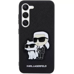 Karl Lagerfeld KLHCS23SSANKCPK S23 S911 hardcase czarny/black Saffiano Karl & Choupette - Etui i futerały do telefonów - miniaturka - grafika 3