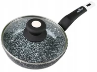 Patelnie - PATELNIA GRANITOWA z pokrywką 22 cm INDUKCJA 7122 - miniaturka - grafika 1