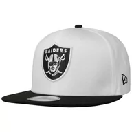 Czapki i chusty sportowe męskie - Czapka 9Fifty White Crown Raiders by New Era, biało-czarny, S/M (54-57 cm) - miniaturka - grafika 1