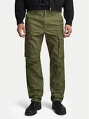 Spodnie męskie - G-Star Raw Spodnie materiałowe Core D24309-D387 Zielony Tapered Fit - miniaturka - grafika 1