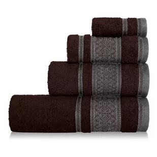 Ręcznik 70 x 140 Bawełna Panama 500g/m2 Brąz - Ręczniki - miniaturka - grafika 1