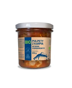 PULPETY Z KARPIA Z SOSIE POMIDOROWYM BIO 315 g - RYBY Z SERCA NATURY - Szybkie dania obiadowe - miniaturka - grafika 1