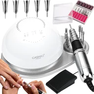 Frezarki do paznokci - TEMU Frezarka Do Paznokci Profesjonalna 68W Manicure z Frezami i LEDAMI Premium Stacjonarna Frezarka Do Paznokci Hybrydy Żeli Manicre Pedicure - miniaturka - grafika 1