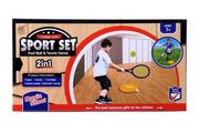 Badminton - Zestaw sportowy 2w1 Tenis / Piłka nożna 154799 - miniaturka - grafika 1