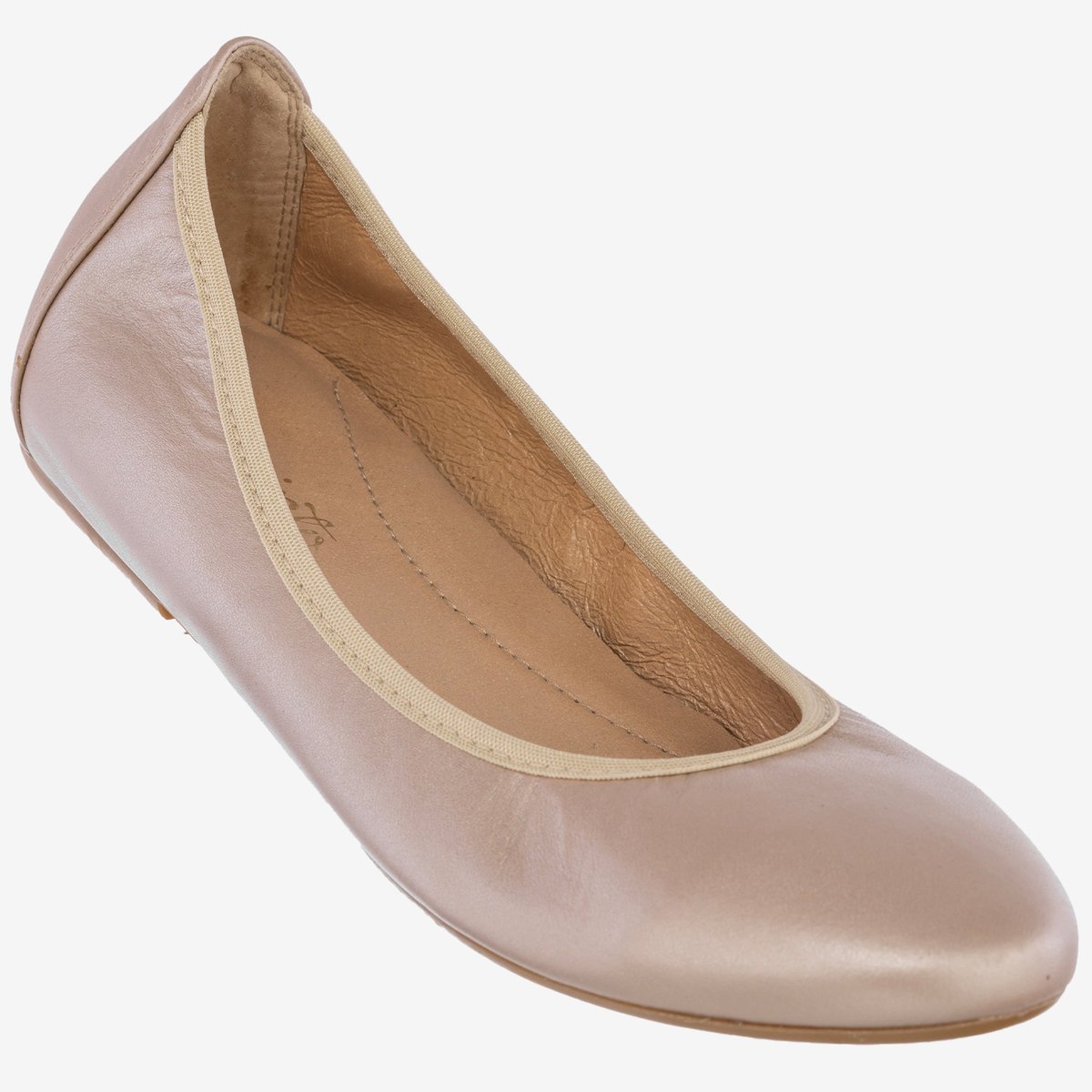 Baleriny Damskie Półbuty Skórzane Buty Darex Beżowe BAL-46/11 Beżowy 37