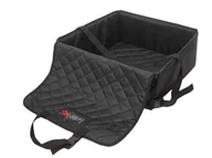 Sprzęt podróżny i transportery dla psów - Transporter do przewozu zwierząt w samochodzie HOBBYDOG Fox, czarny - miniaturka - grafika 1