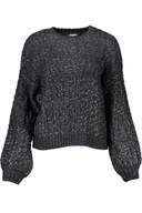 Swetry damskie - DESIGUAL SWETER DAMSKI CZARNY - miniaturka - grafika 1