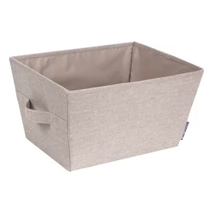 Beżowy koszyk Bigso Box of Sweden Tap, 30x22 cm - Kosze wiklinowe - miniaturka - grafika 1