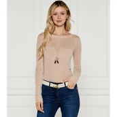 Swetry damskie - Patrizia Pepe Wełniany sweter | Regular Fit - miniaturka - grafika 1