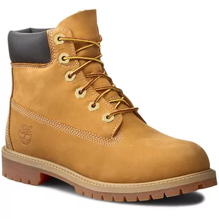 Botki damskie - Timberland Trapery 6 In Premium Wp Boot 12909/TB0129097131 Wheat Nubuc Yellow Trapery 6 In Premium Wp Boot 12909/TB0129097131 Wheat Nubuc Yellow - grafika 1