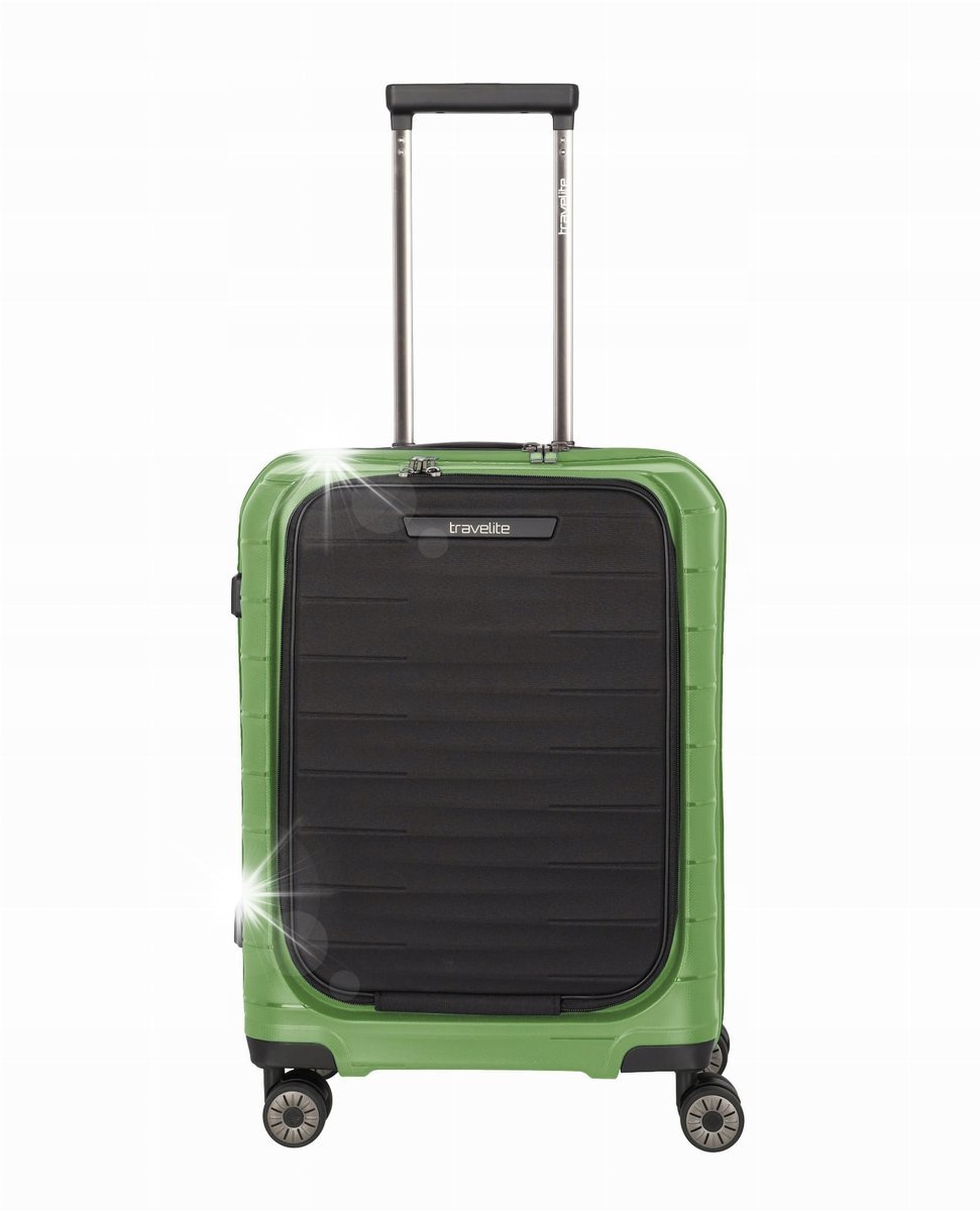Walizka biznesowa Travelite Mooby 55 cm zielona