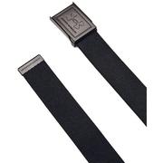 Paski - Męski pasek Under Armour M Stretch Webbing Belt - czarny - UNDER ARMOUR - miniaturka - grafika 1