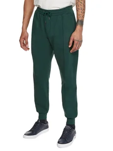 Tommy Hilfiger Męskie Spodnie Dresowe Global Stripe Sweatpant Zielone Mw0Mw28184 Mbp L - Spodnie męskie - miniaturka - grafika 1