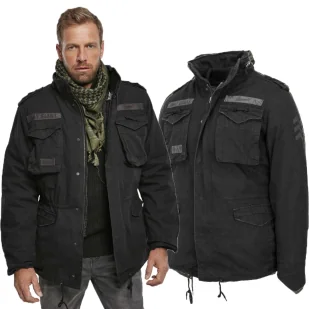 Kurtka Brandit M65 Giant - Black 5XL - Odzież taktyczna i umundurowanie - miniaturka - grafika 1
