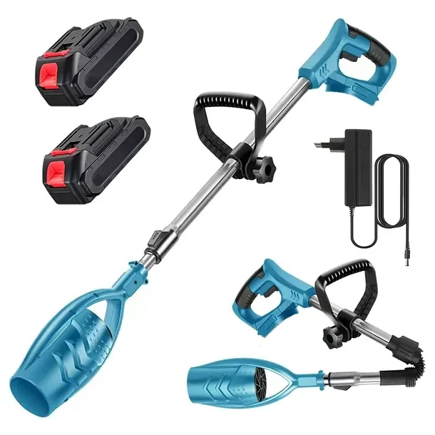 Dmuchawa Do Śniegu Liści Akumulatorowa Składana Ogrodowa 2x Aku 1300 mAh