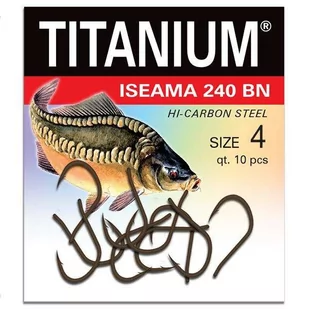 TITANIUM Haczyki Karpiowe Iseama R.4 - Inne akcesoria dla wędkarzy - miniaturka - grafika 1