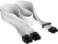 Kable komputerowe i do monitorów - Corsair PCIe 12-pin - PCIe 8-pin x2, Biały CP-8920332 - miniaturka - grafika 1
