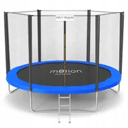 Motion, Trampolina ogrodowa z siatką zewnętrzną i drabinką, 8 FT/244 cm
