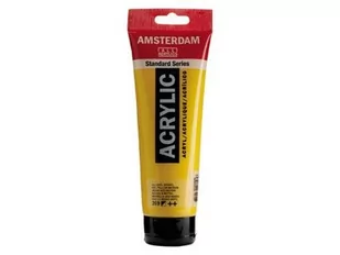 Talens Amsterdam, farba akrylowa, 250 ml, Żółty średni, azo - Przybory szkolne - miniaturka - grafika 2