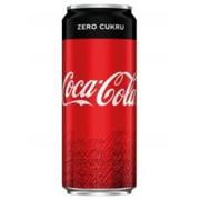 Napoje gazowane - Coca-Cola Zero 330ml - miniaturka - grafika 1