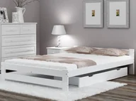 Dom i wnętrze OUTLET - OUTLET - Łóżko drewniane Inter 135x200 eko BIAŁE - miniaturka - grafika 1