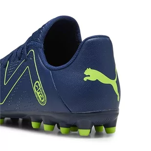PUMA Unisex Future Play Mg Jr buty piłkarskie dla dzieci, Perski niebieski Pro zielony, 36 EU - Piłka nożna - miniaturka - grafika 1