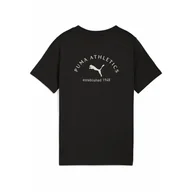 Odzież sportowa dziecięca - Młodzieżowa koszulka PUMA Class z grafiką PUMA Black - miniaturka - grafika 1