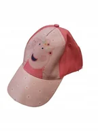 Czapki i chusty sportowe męskie - Czapka z daszkiem Świnka Peppa różowa 52 cm - miniaturka - grafika 1