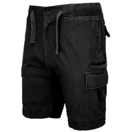 Odzież taktyczna i umundurowanie - Szorty BRANDIT Packham Vintage Shorts - Czarne S - miniaturka - grafika 1