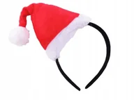 Dodatki do strojów karnawałowych - OPASKA CZAPKA MIKOŁAJA BOŻE NARODZENIE PRZEBRANIE - miniaturka - grafika 1