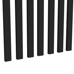 Lamele ścienne 16x33 mm kolor Czarny - 1 sztuka - Panele ścienne i boazeria - miniaturka - grafika 1