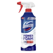 Środki do kuchni i łazienki - Domestos Power Foam Czyszcząca Piana Toaleta i Łazienka Arctic Fresh 435ml - miniaturka - grafika 1