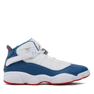 Buty sportowe męskie - Buty do koszykówki Nike Jordan 6 Rings 322992 140 Biały - miniaturka - grafika 1