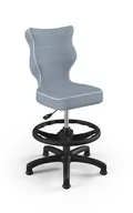Fotele i krzesła biurowe - Entelo Krzesło biurowe Petit Niebieski AB-A-3-B-A-JS06-B - miniaturka - grafika 1
