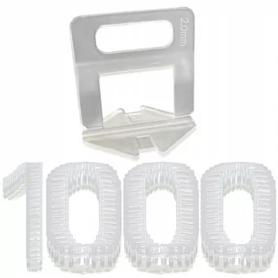 1000x Klipsy Do Poziomowania Płytek 2.0 mm - Inne mocowania - miniaturka - grafika 1