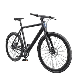 Rower elektryczny miejski męski Foride M1, 59 cm, 28”, czarny matowy - Rowery elektryczne - miniaturka - grafika 1