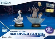 Figurki dla dzieci - Zestaw 2 Mini Figurek Dstage Disney Olaf Prezentuje Tangled I Ekskluzywną Edycję Małej Syrenki - miniaturka - grafika 1