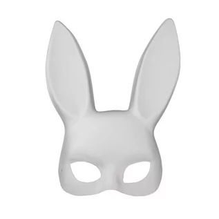 Odzież erotyczna - boss of toys Maska - Bunny Mask White - grafika 1