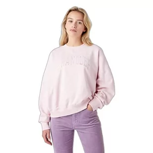 Wrangler Damska bluza relaksacyjna, Chalk PINK, L - Bluzy damskie - miniaturka - grafika 1
