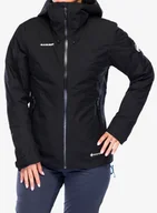 Kurtki narciarskie - Kurtka damska Mammut Convey 3in1 HS Hooded Jacket - black/black - miniaturka - grafika 1