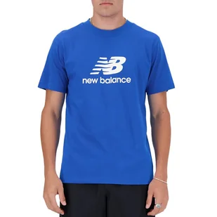 Koszulka New Balance MT41502BUL - niebieska - Koszulki męskie - miniaturka - grafika 1