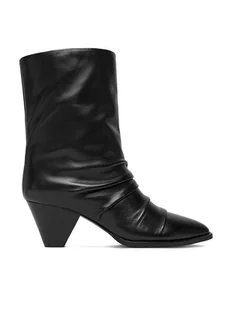 Badura Botki EO-APRIL-25FW219 Czarny - Botki damskie - miniaturka - grafika 1