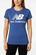 Koszulki i topy damskie - T-shirt damski okrągły dekolt New Balance rozmiar S - miniaturka - grafika 1